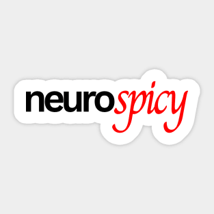 Neuro Spicy Sticker